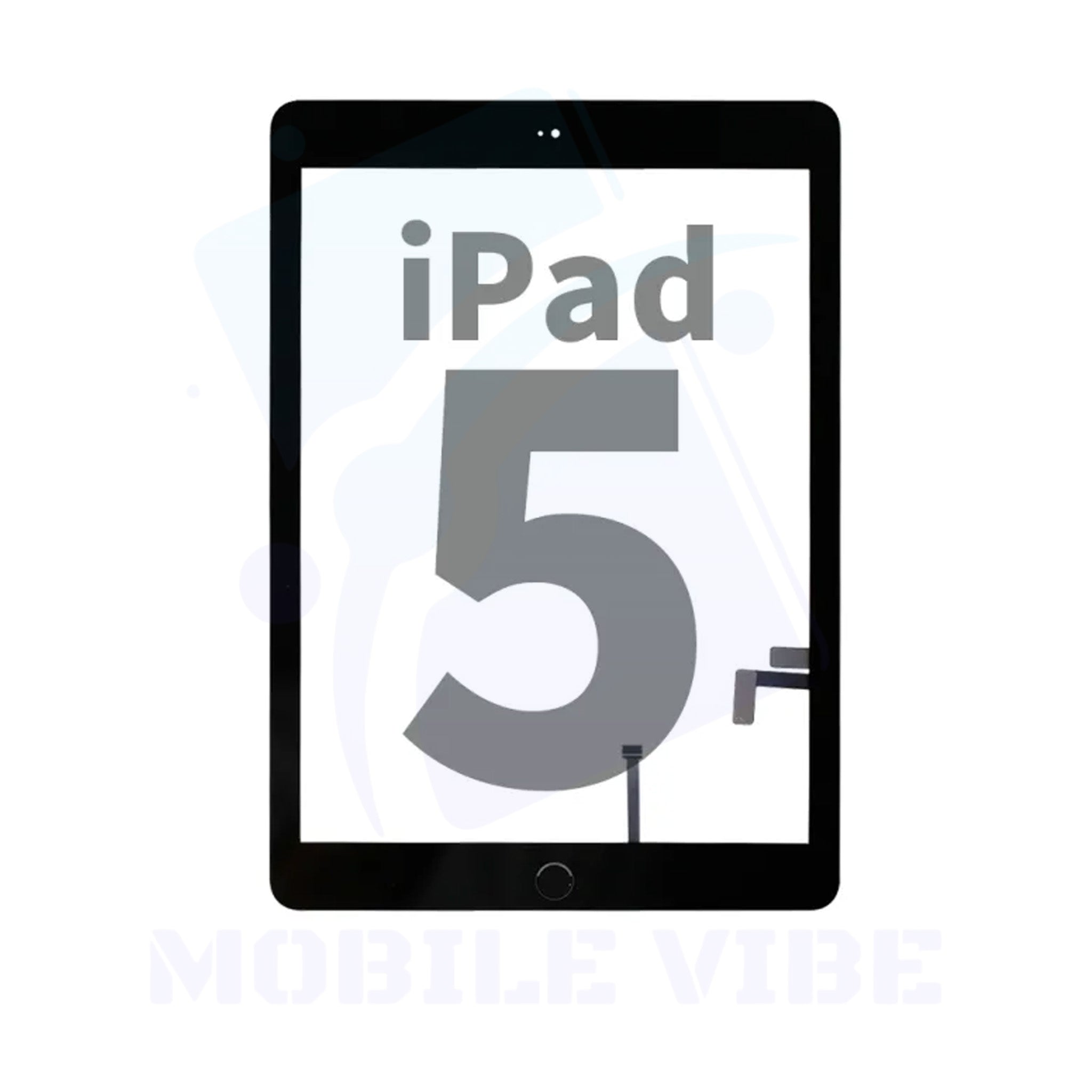 NCC Advanced Touch Digitizer Assembly for iPad 5 – Black Replacement Screen