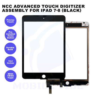 NCC Advanced Touch Digitizer Assembly for iPad 7/8 Black Features