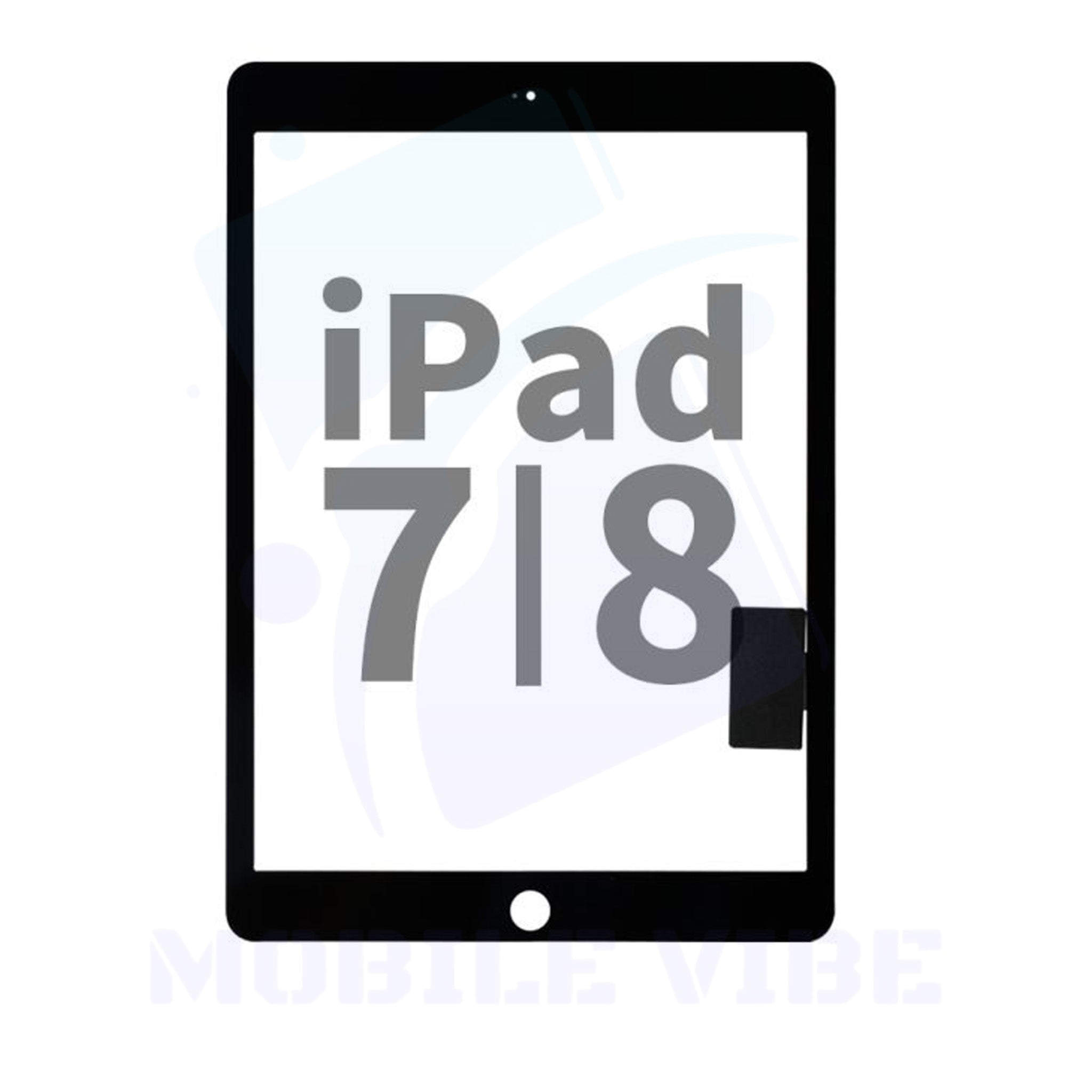 NCC Advanced Touch Digitizer Assembly for iPad 7/8 (Black)