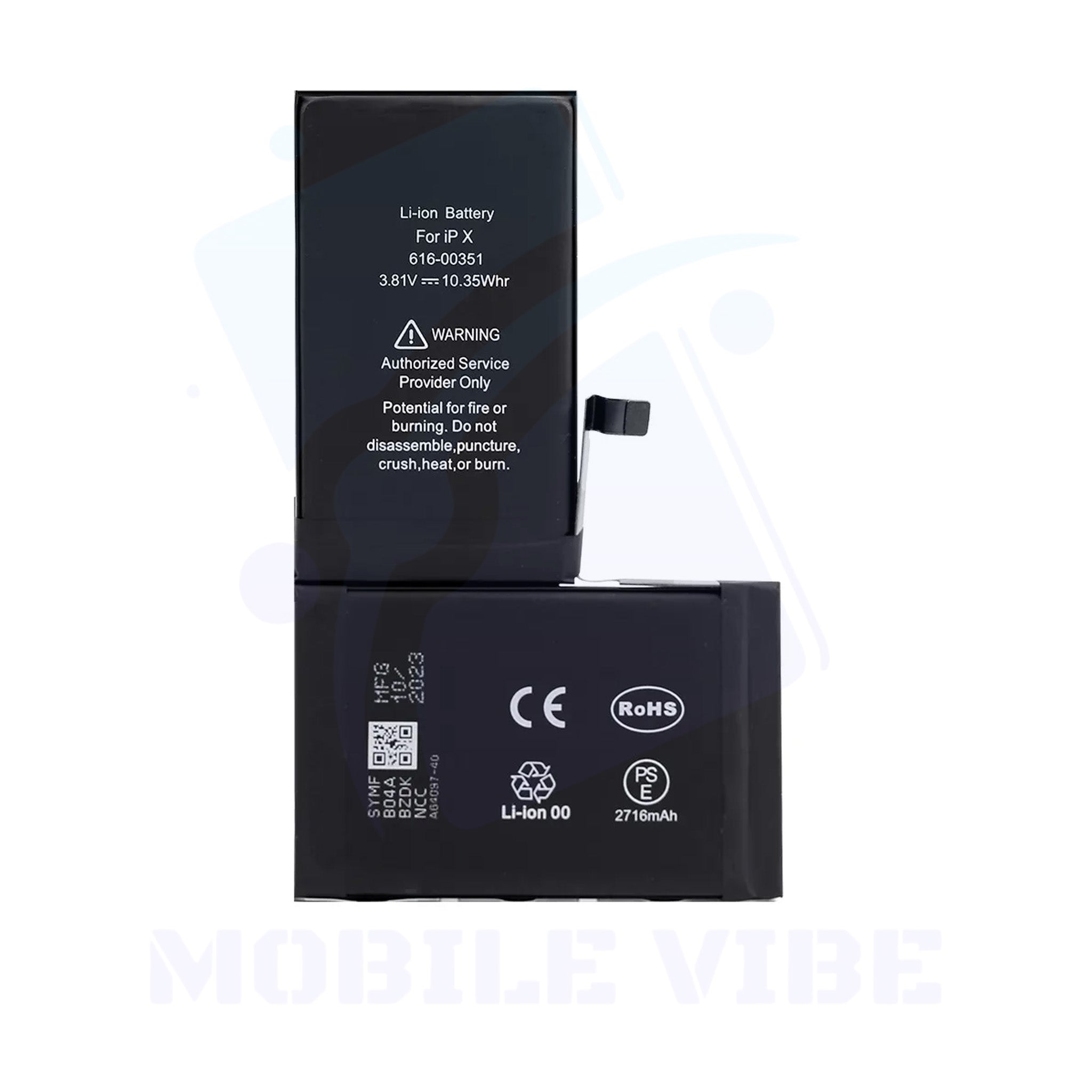 NCC High-Performance Battery for iPhone X
