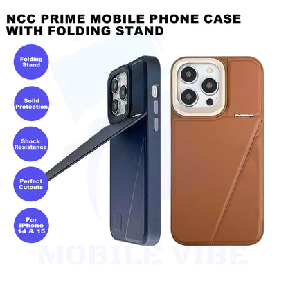 NCC Prime Mobile Phone Case with Folding Stand Features