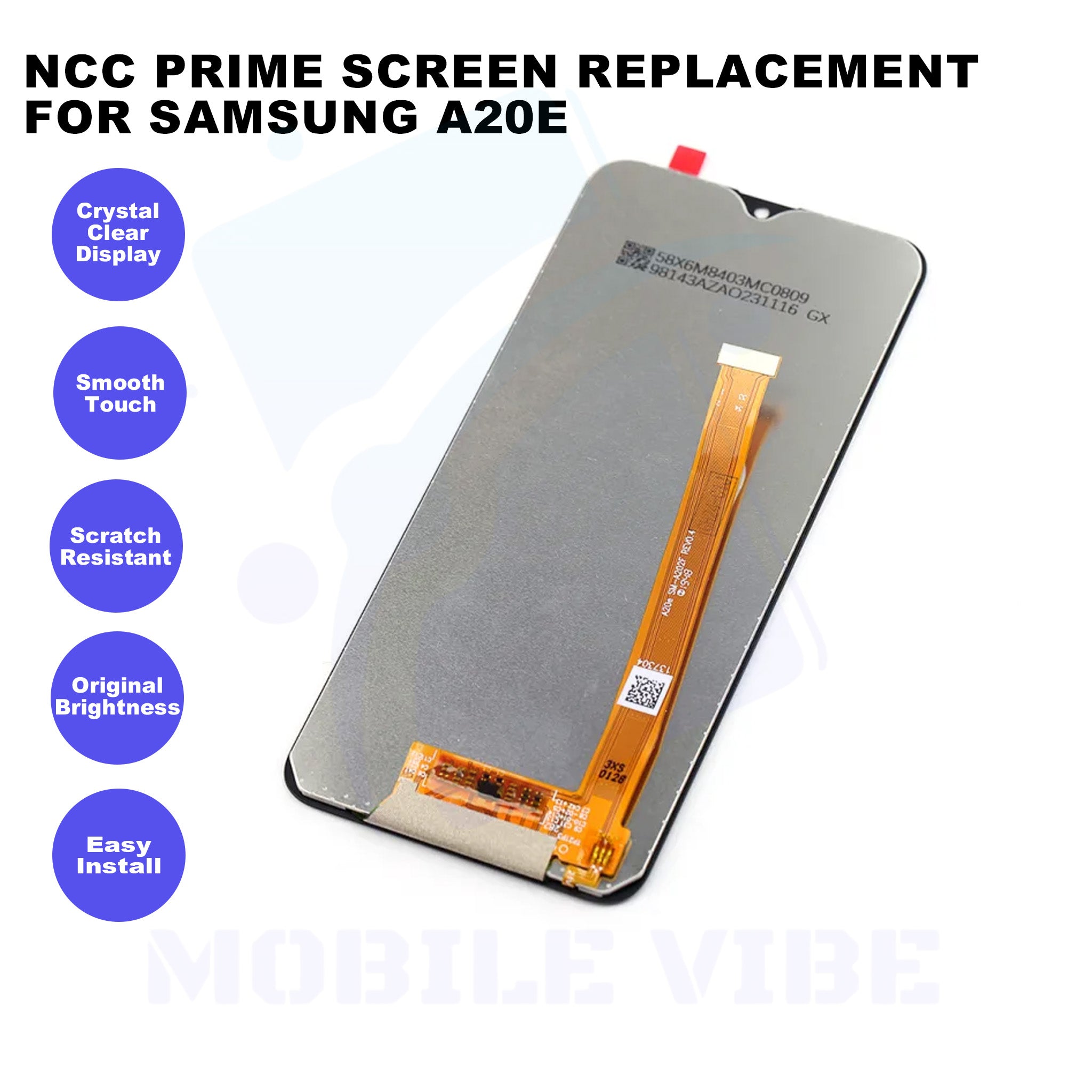 NCC Prime Screen Replacement for Samsung A20e Features