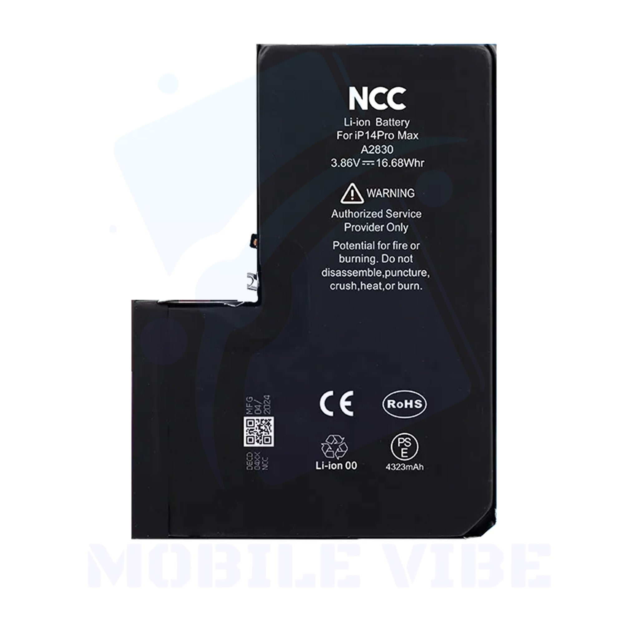 NCC Replacement Battery For iPhone 14 Pro Max