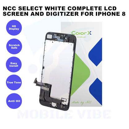 NCC Select White Complete LCD Screen and Digitizer for iPhone 8 Features