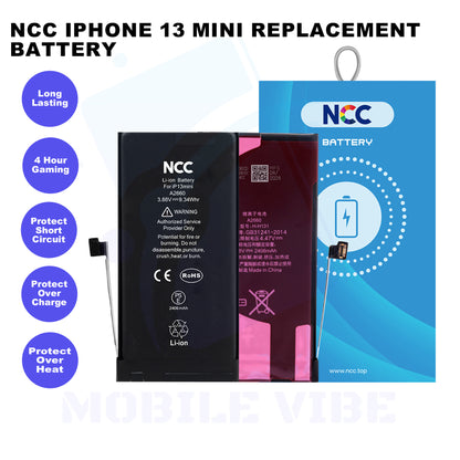 NCC iPhone 13 Mini Replacement Battery Features