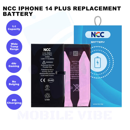 NCC iPhone 14 Plus Replacement Battery Features