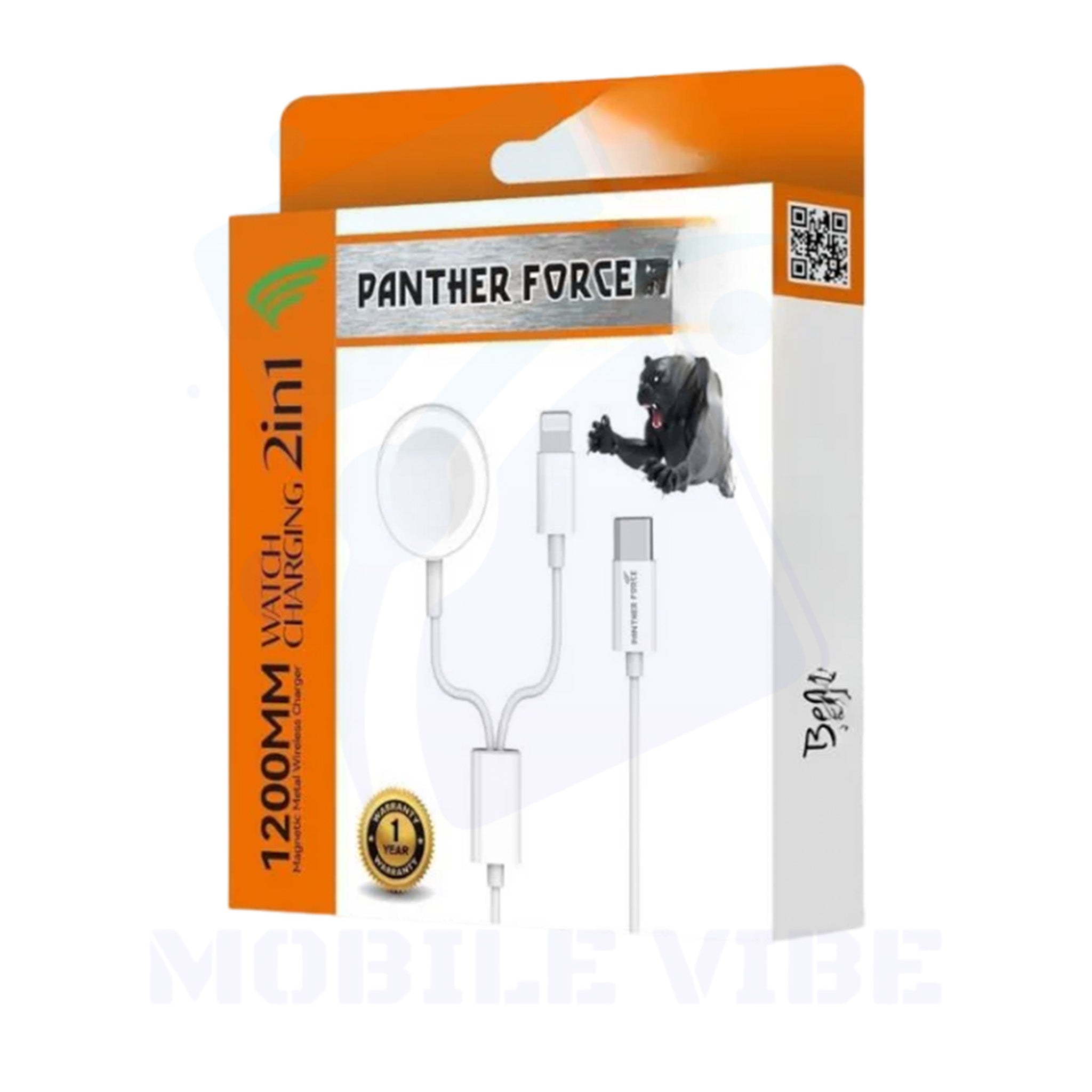 Panther Force 2-in-1 Watch Charger Packed