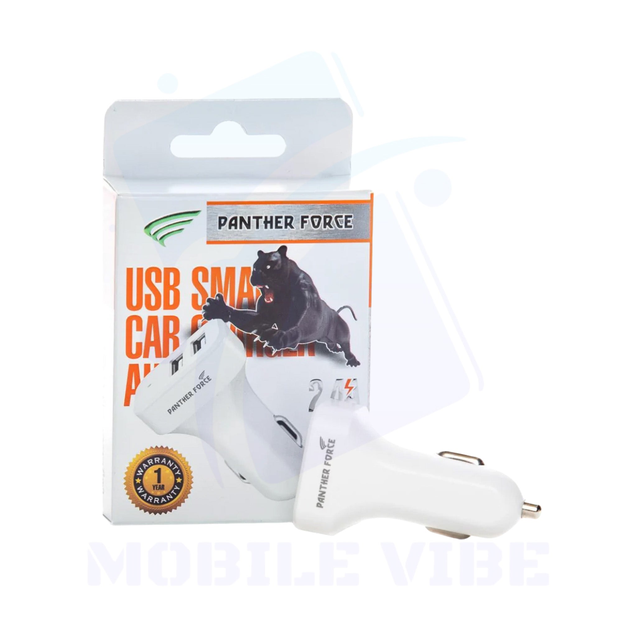 Panther Force 2.4A Dual USB Car Charger