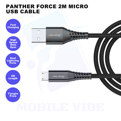 Panther Force 2M Micro USB Cable Features