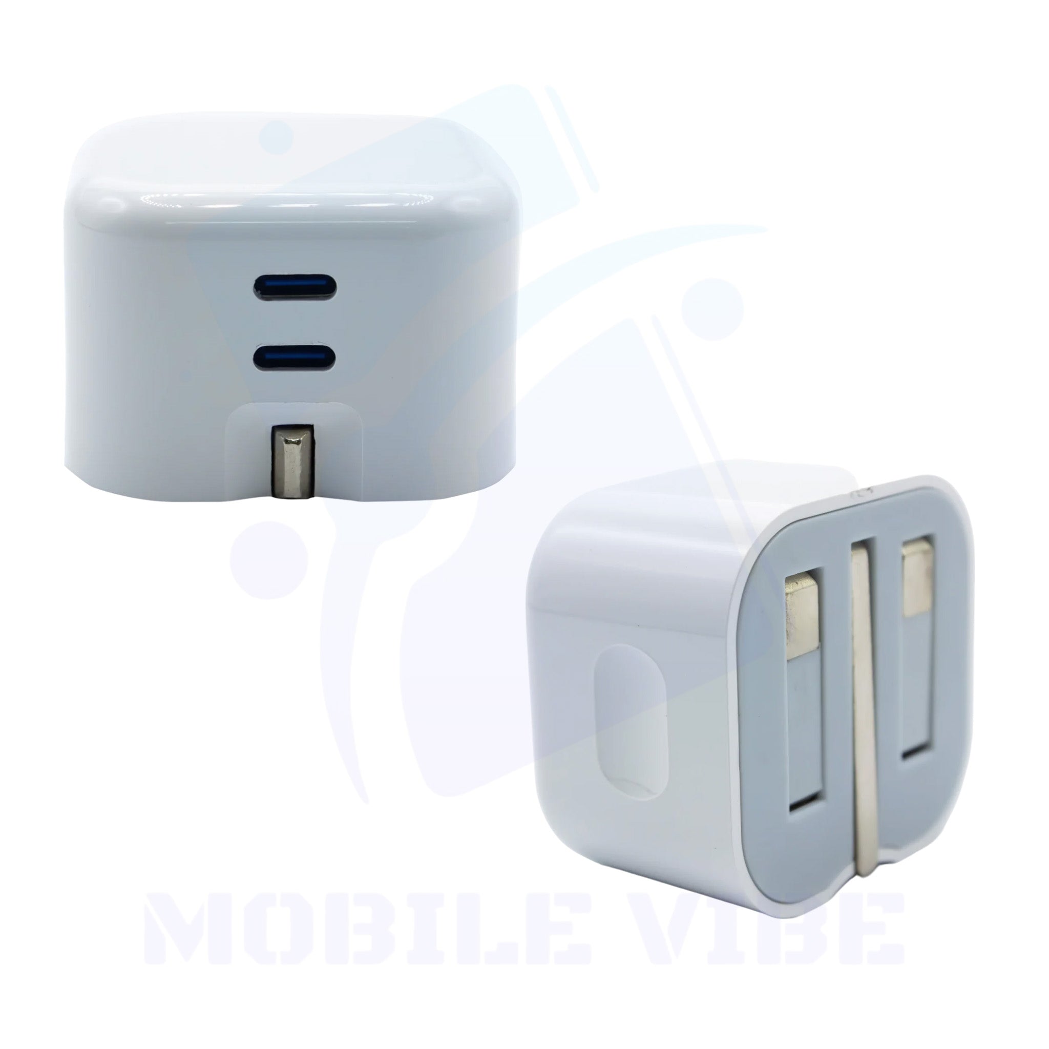 Panther Force 45W Folding Plug with 2 C Ports