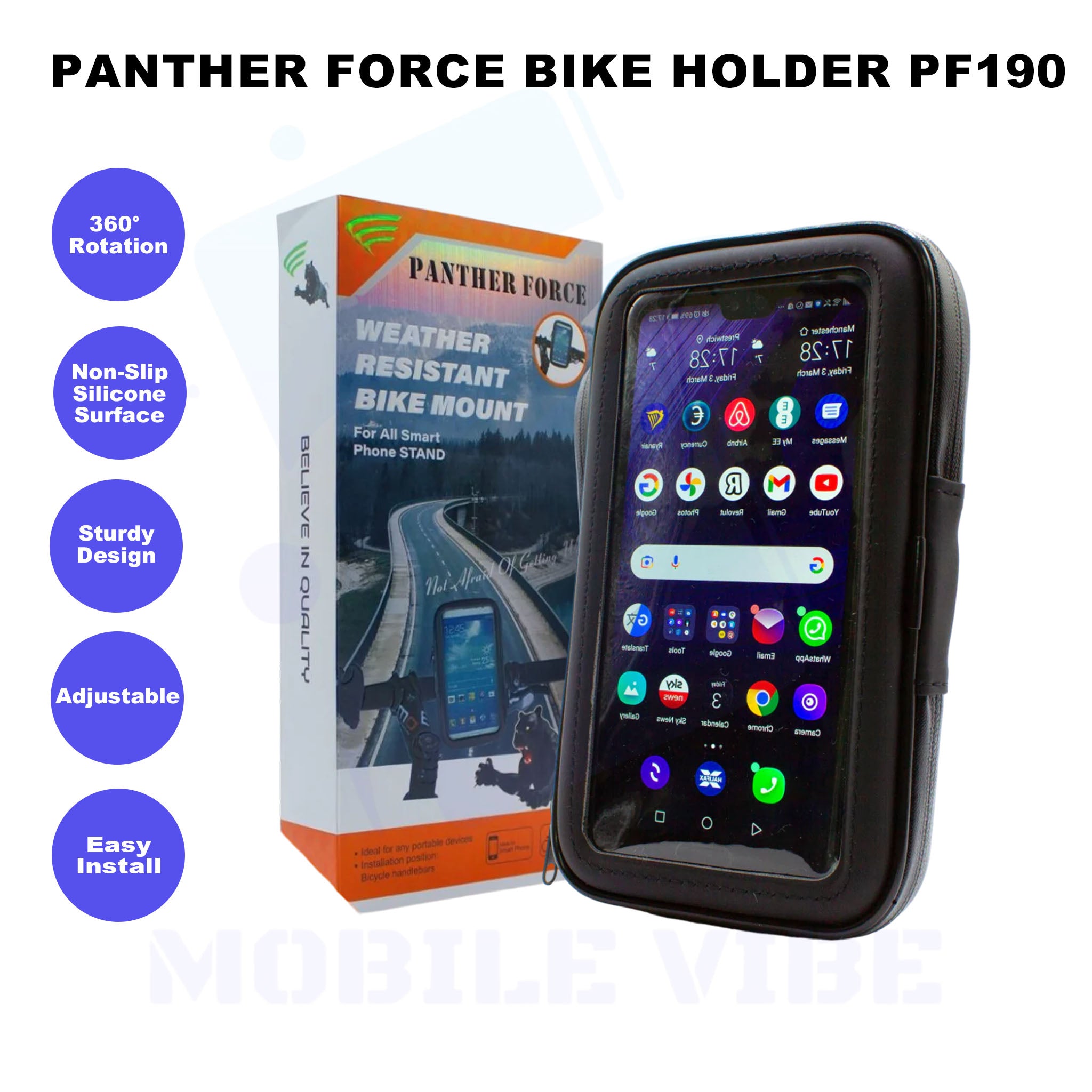 Panther Force Bike Holder PF190 Features