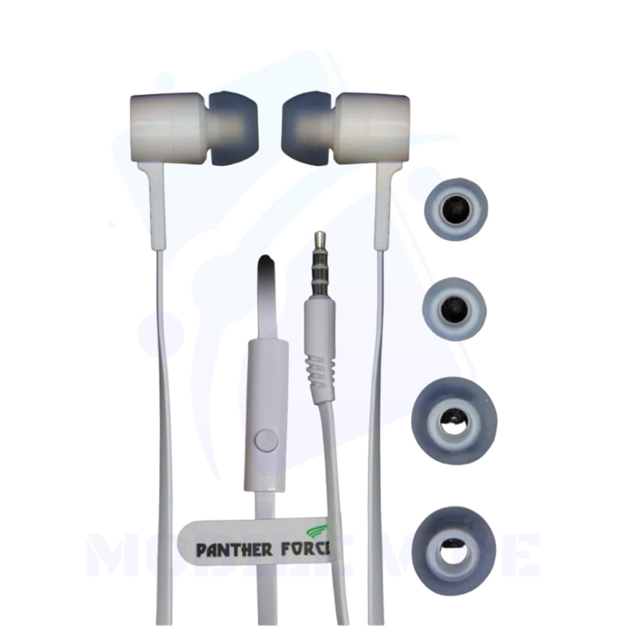 Panther Force In-Ear Handsfree White PF89 – Premium Audio and Comfortable Fit