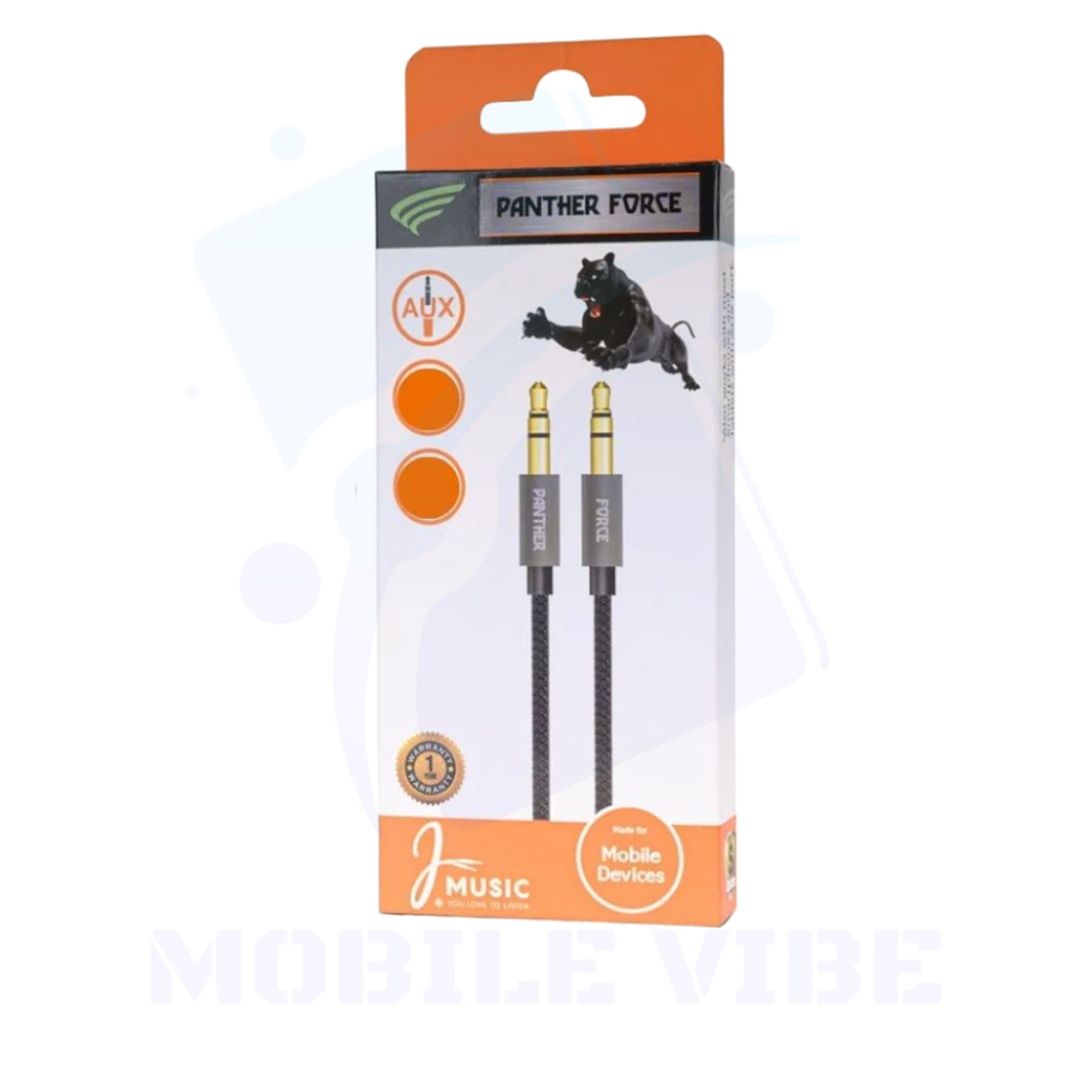 Panther Force PF-111 2.2m AUX Cable Packed