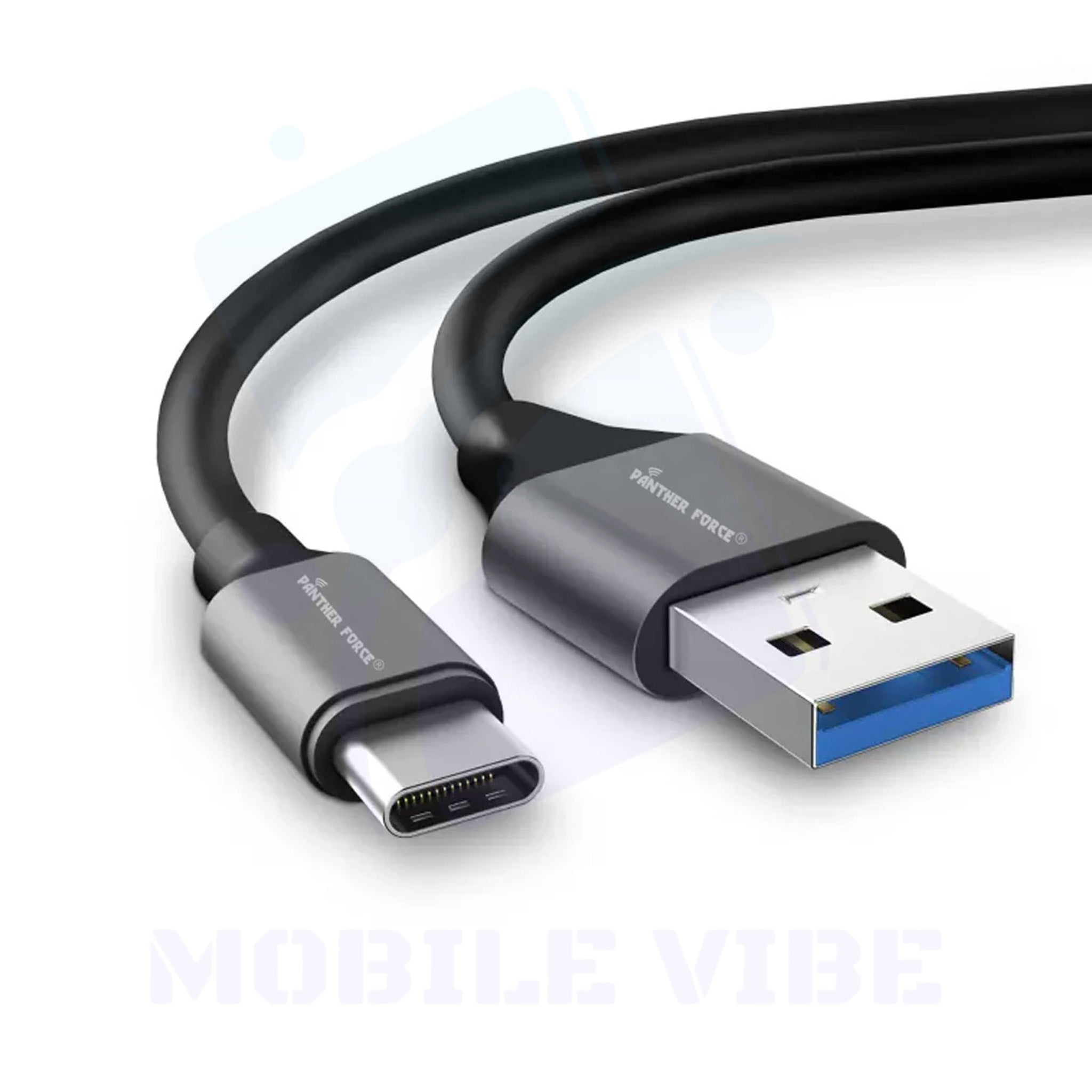 Panther Force PF-13 3A 1M Type-C Cable for Fast Charging & Syncing