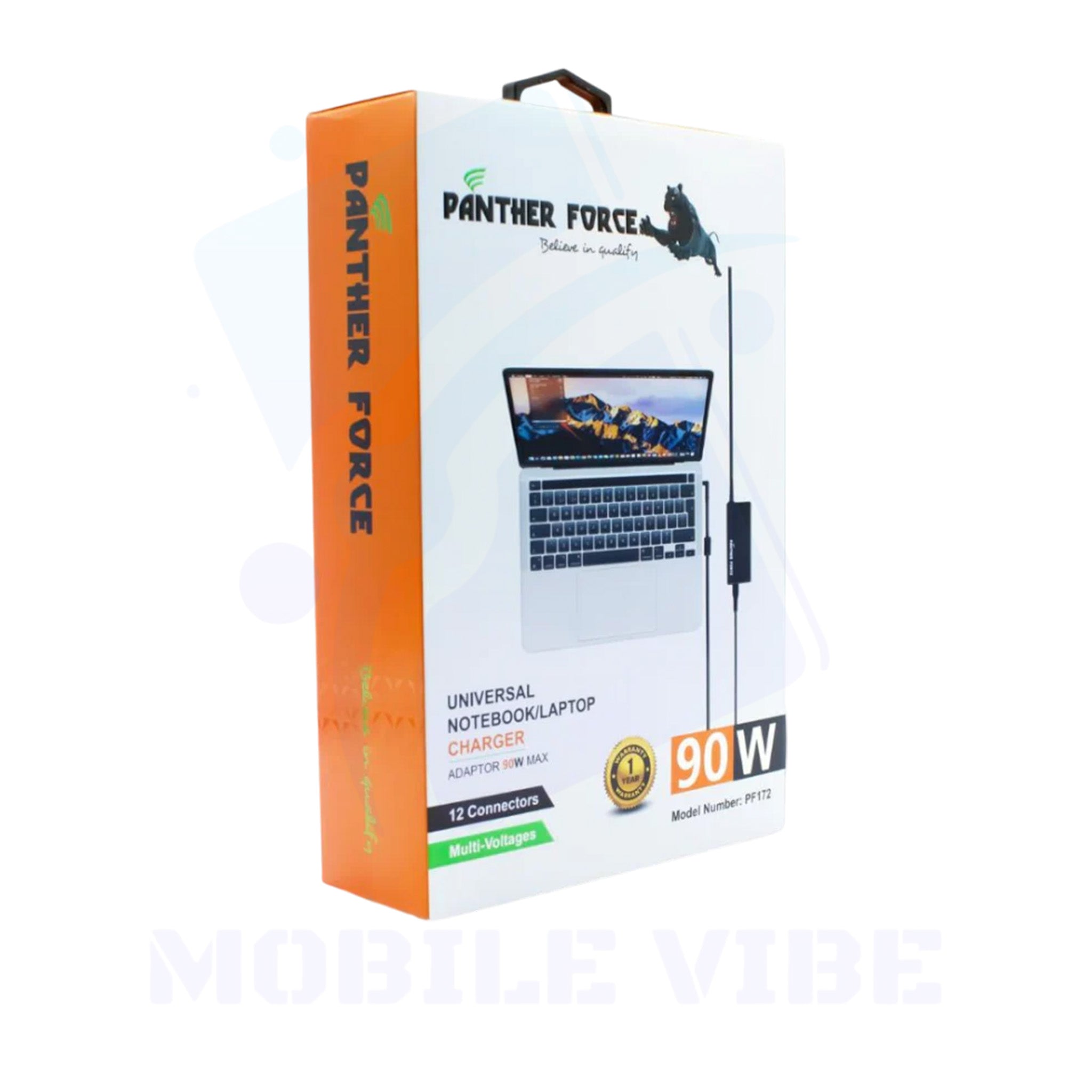 Panther Force PF-172 90W Universal Laptop Charger Packed