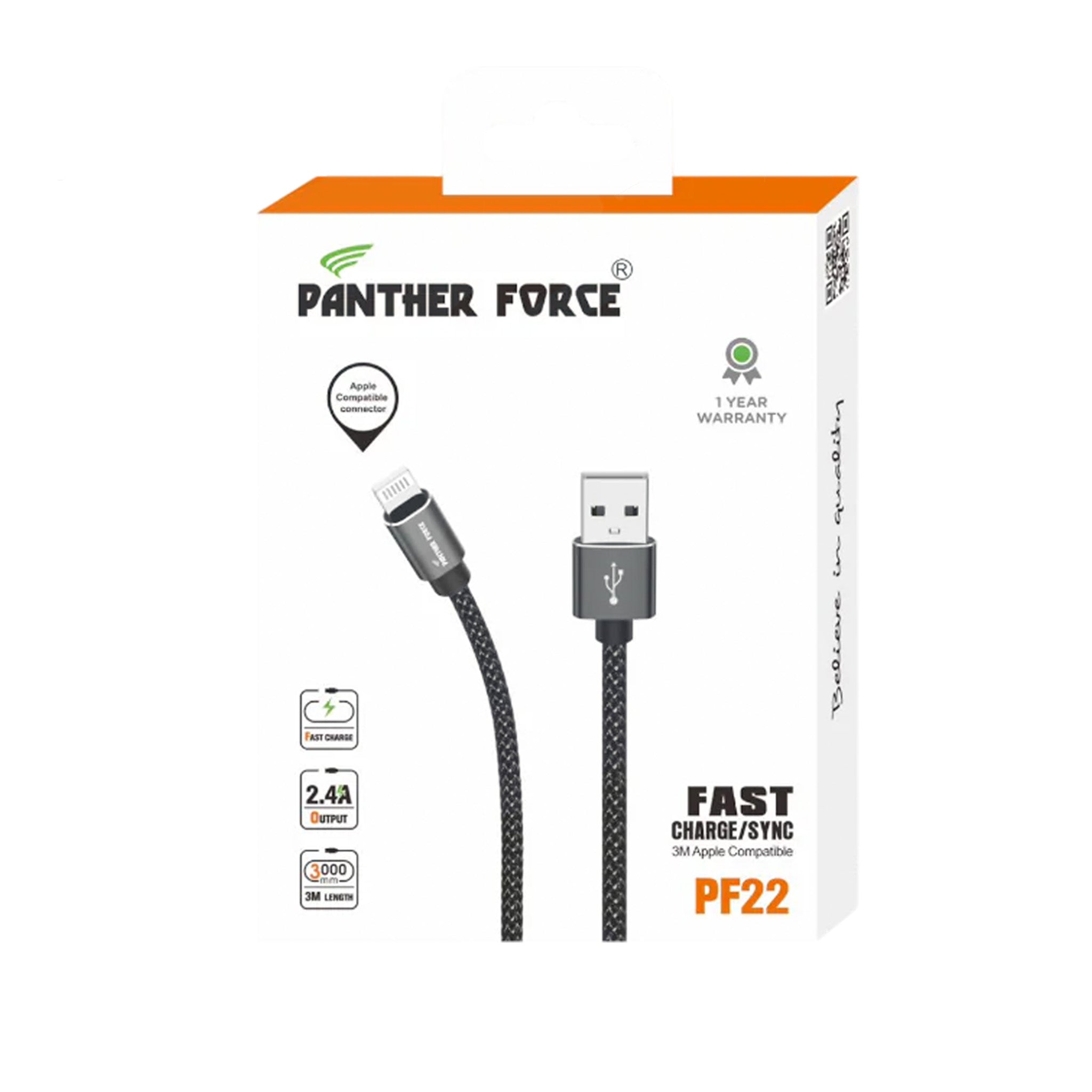Panther Force PF-192 C-C Cable Packed