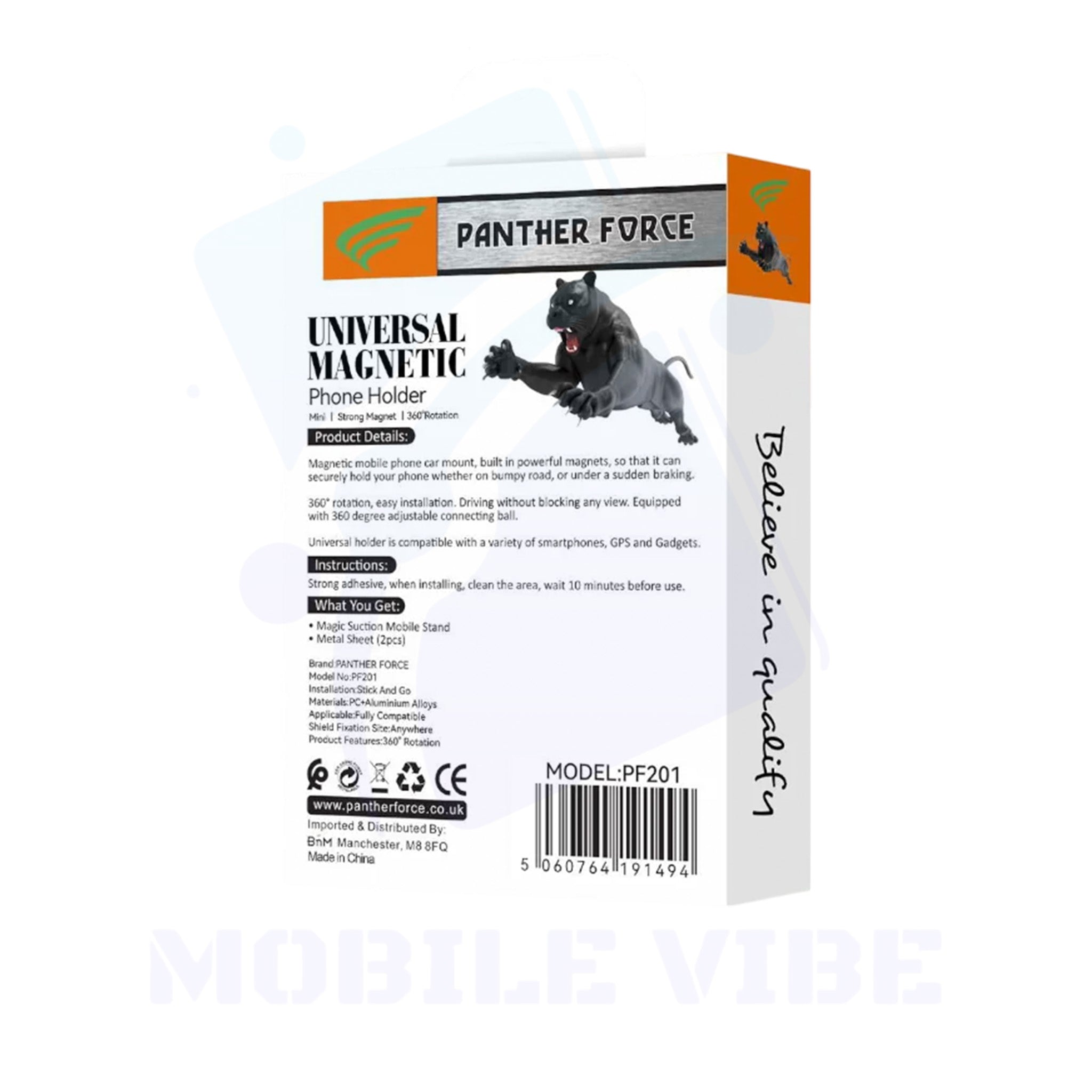 Panther Force PF-201 Bike Holder Packed