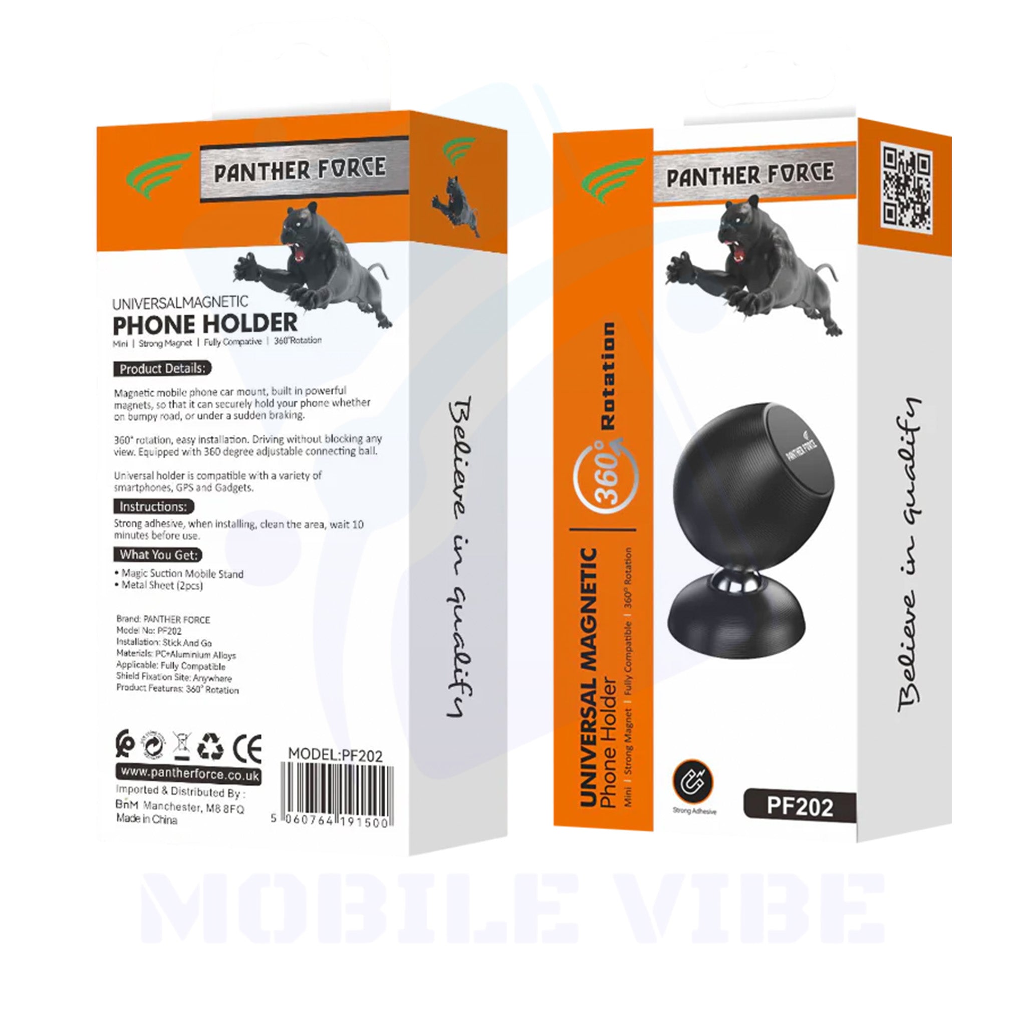Panther Force PF-202 Magnetic Phone Holder Packed