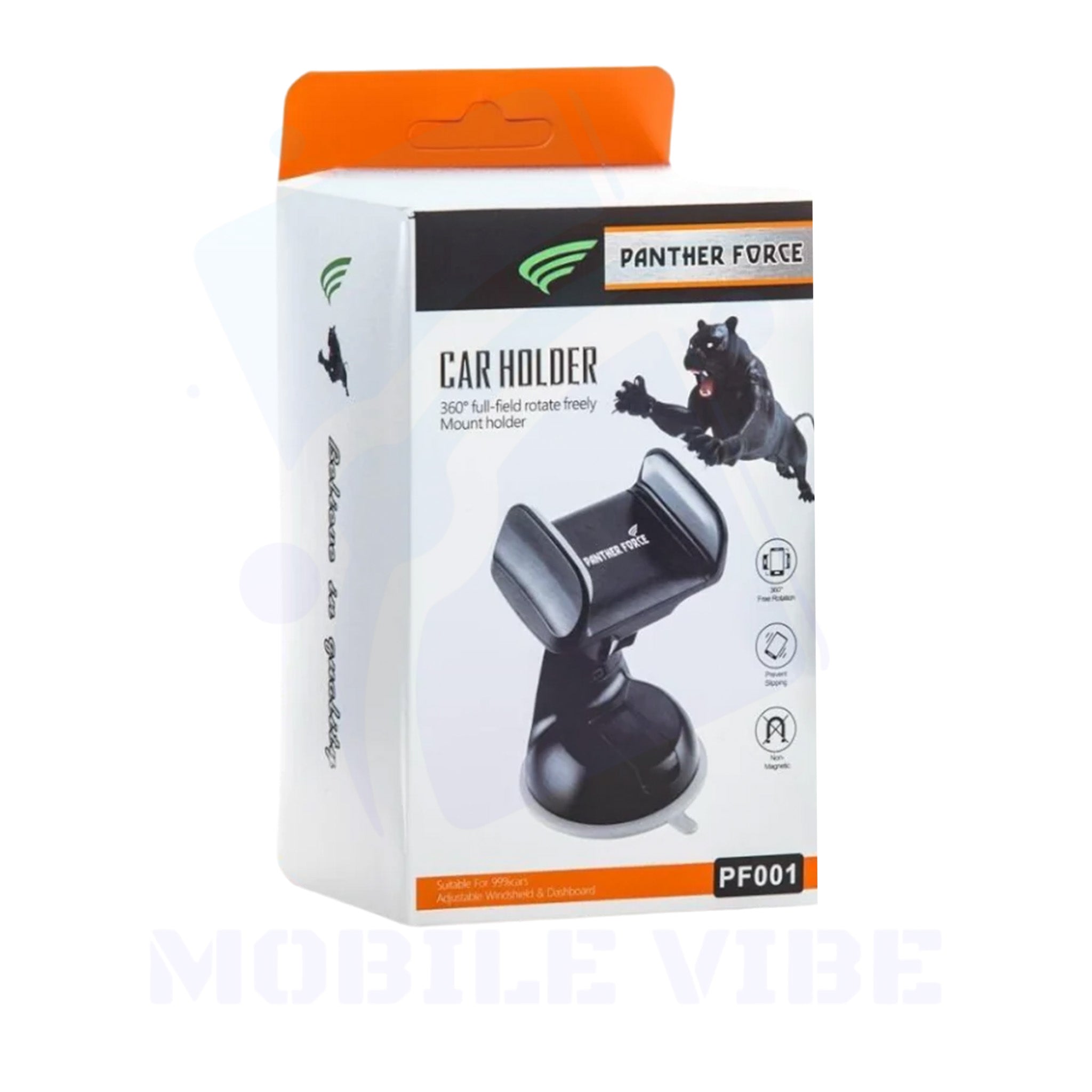 Panther Force PF001 360° Rotating Car Phone Holder Packed