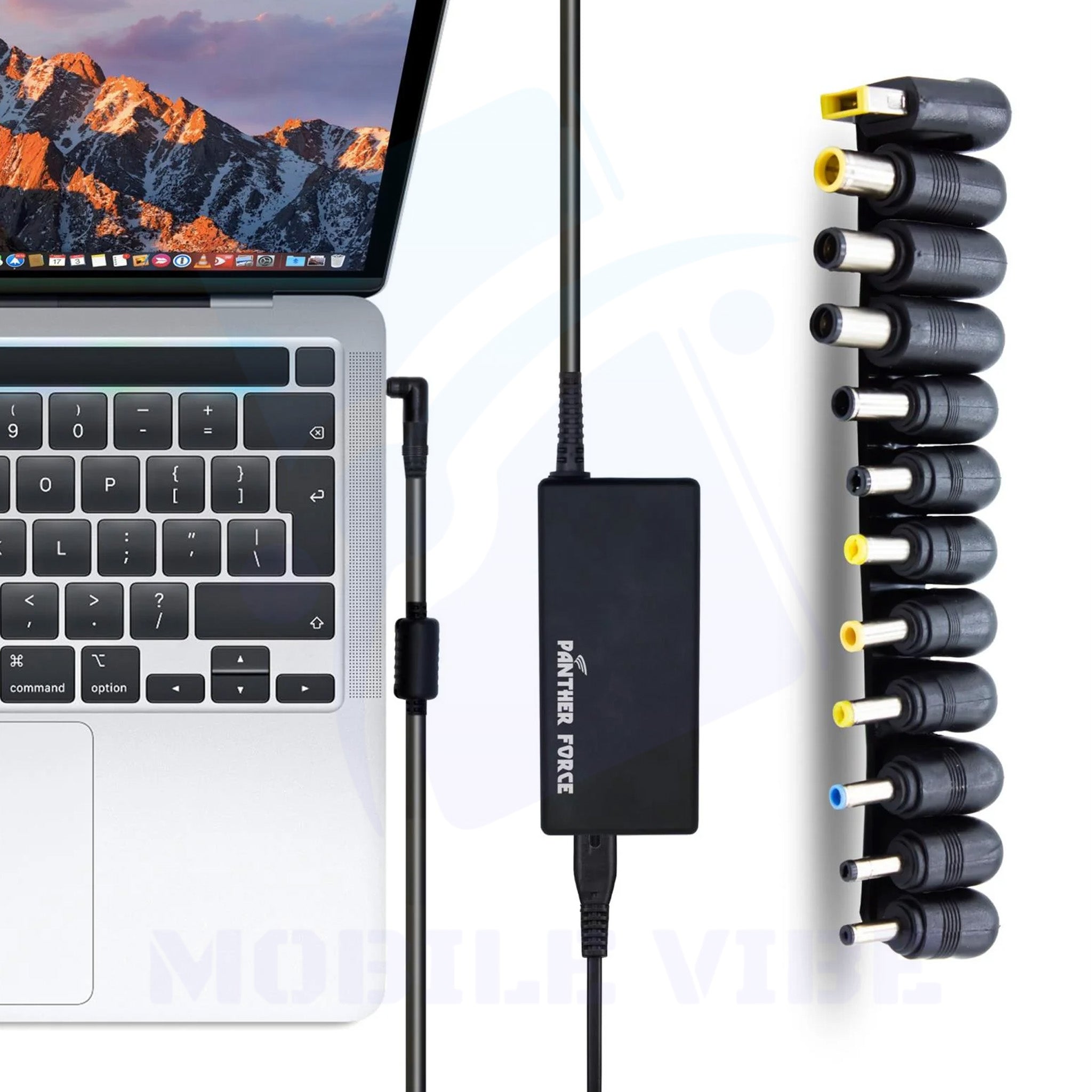 Panther Force PF172 90W Universal Laptop Charger | Multiple connectors