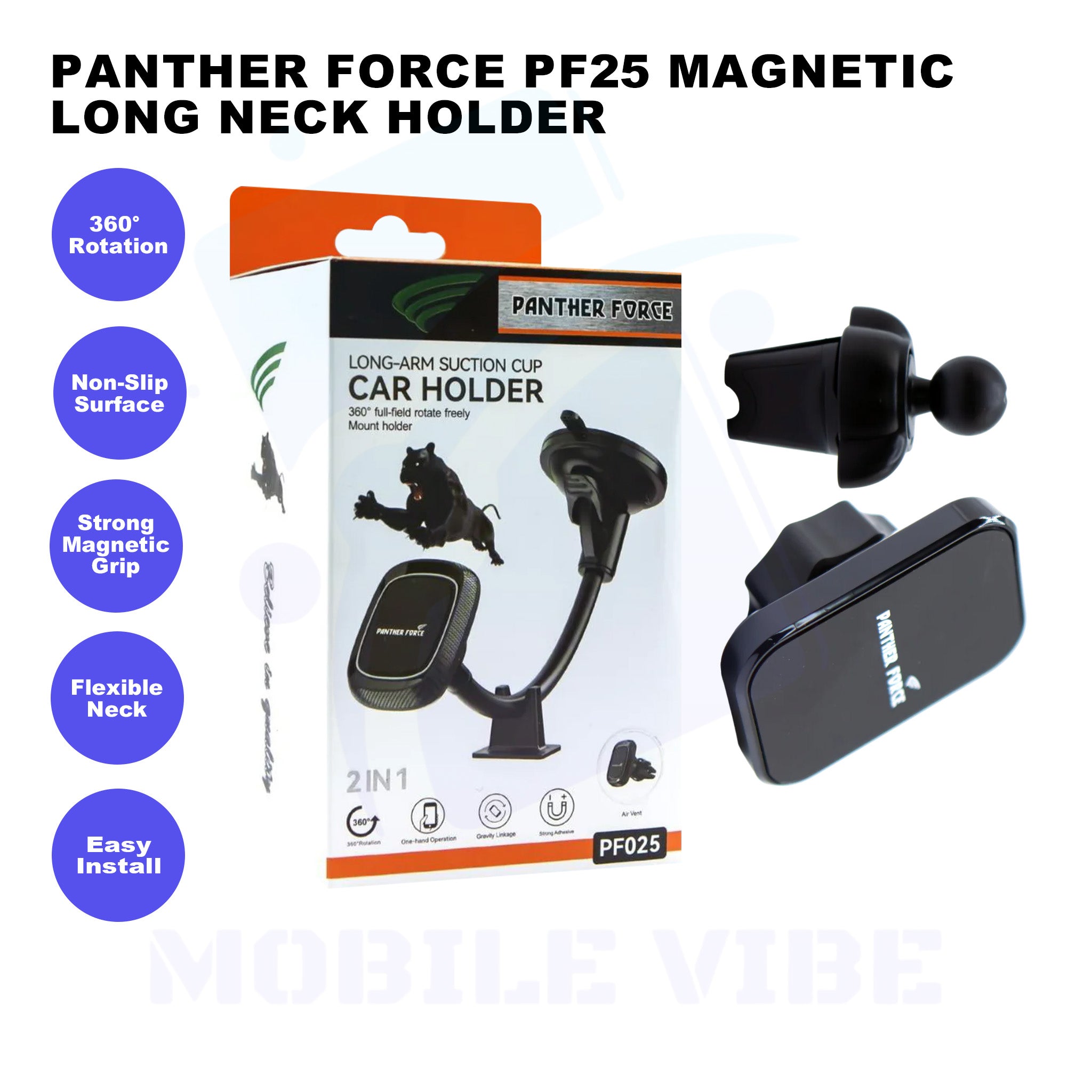 Panther Force PF25 Magnetic Long Neck Holder Features