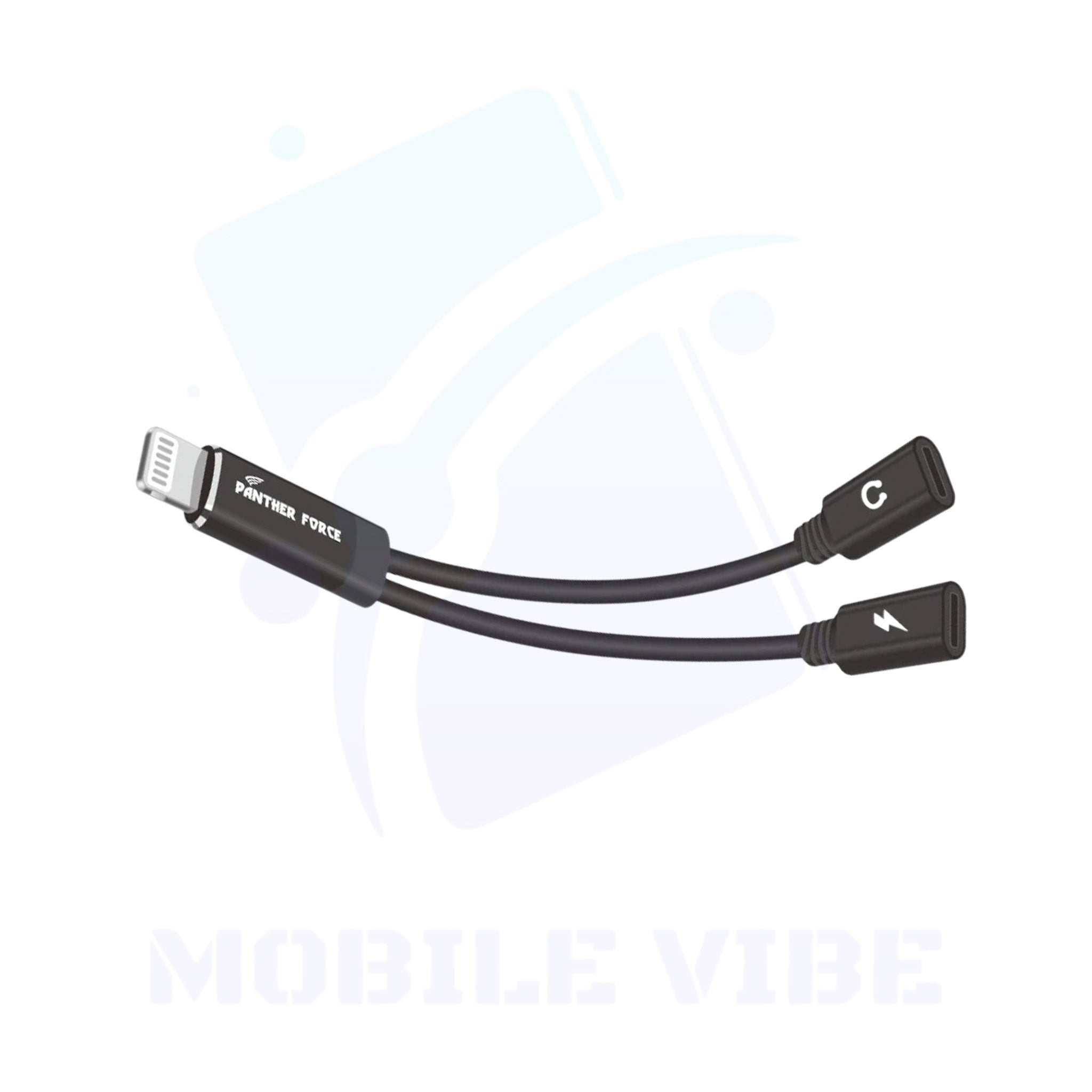 Panther Force iPhone to 2 iPhones Jack Cable – Convenient Charging & Syncing