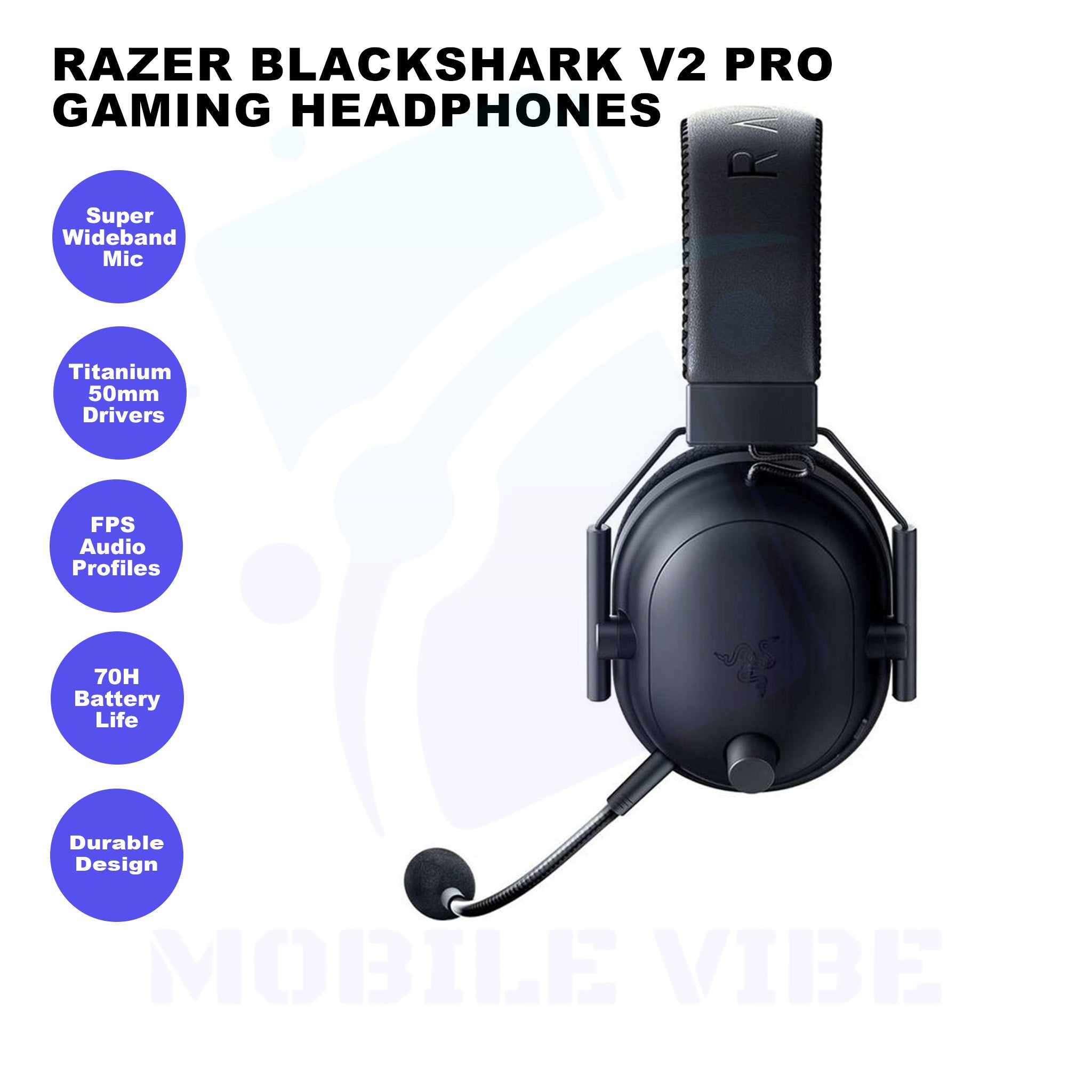 Razer BlackShark V2 Pro Gaming Headphones Features
