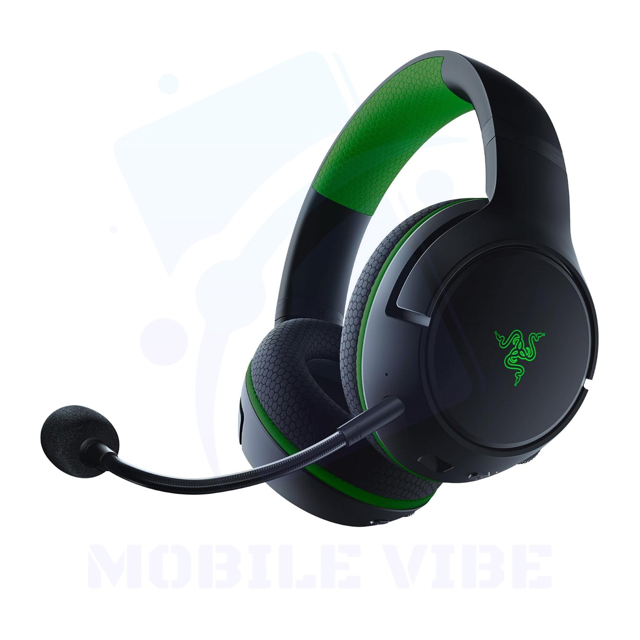 Razer Kaira Pro for Xbox with balck and green combination, The Ultimate Wireless Gaming Headset with HyperSense and Bluetooth