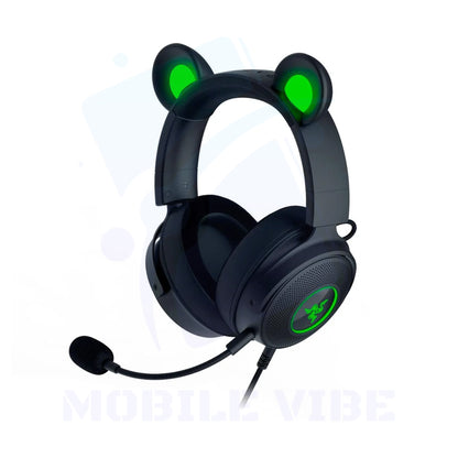 Razer Kraken Kitty Edition V2 Pro - Swappable RGB Ears Gaming Headset side view
