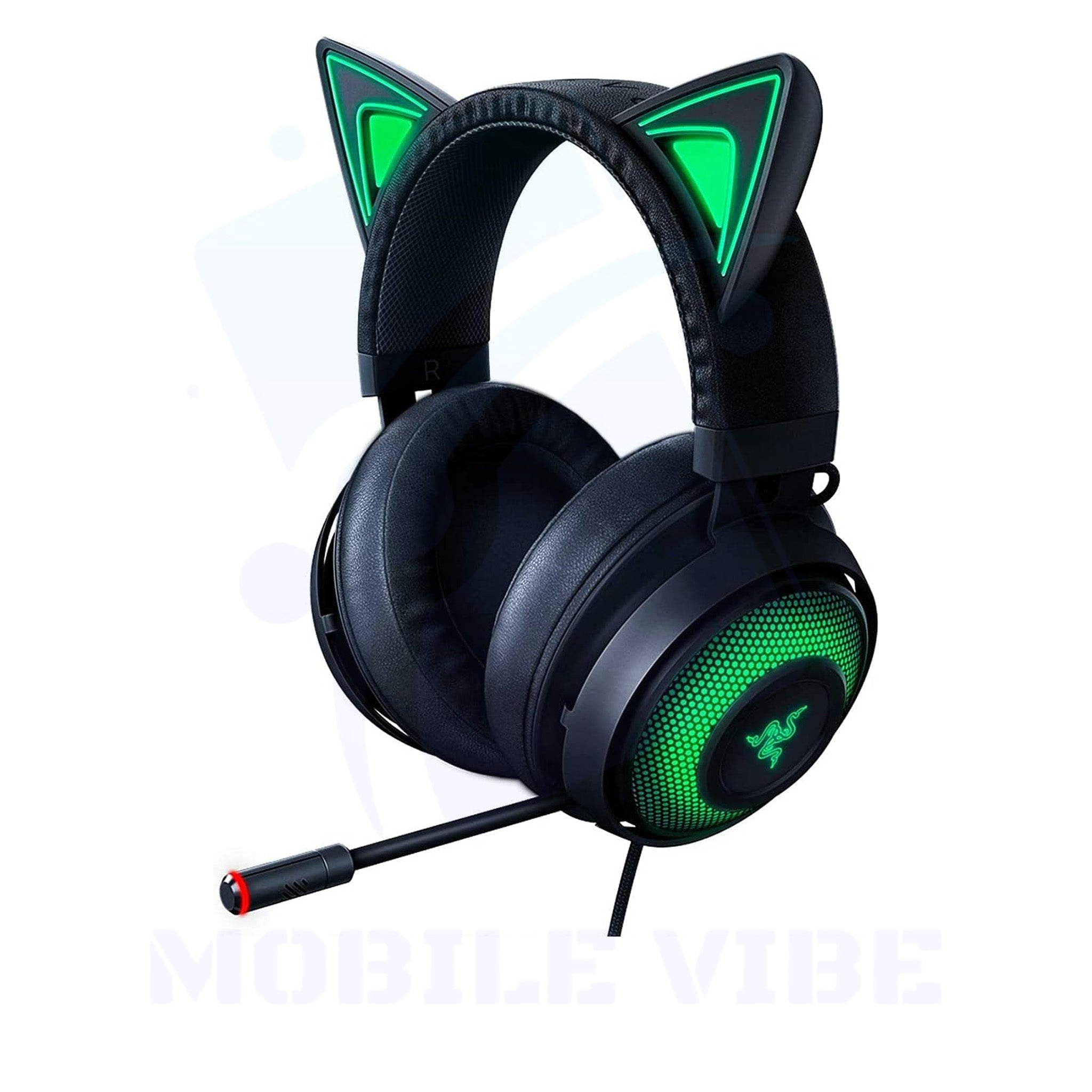 Razer Kraken Kitty Edition Wired Gaming Headphones black with Customizable RGB Chroma Lighting