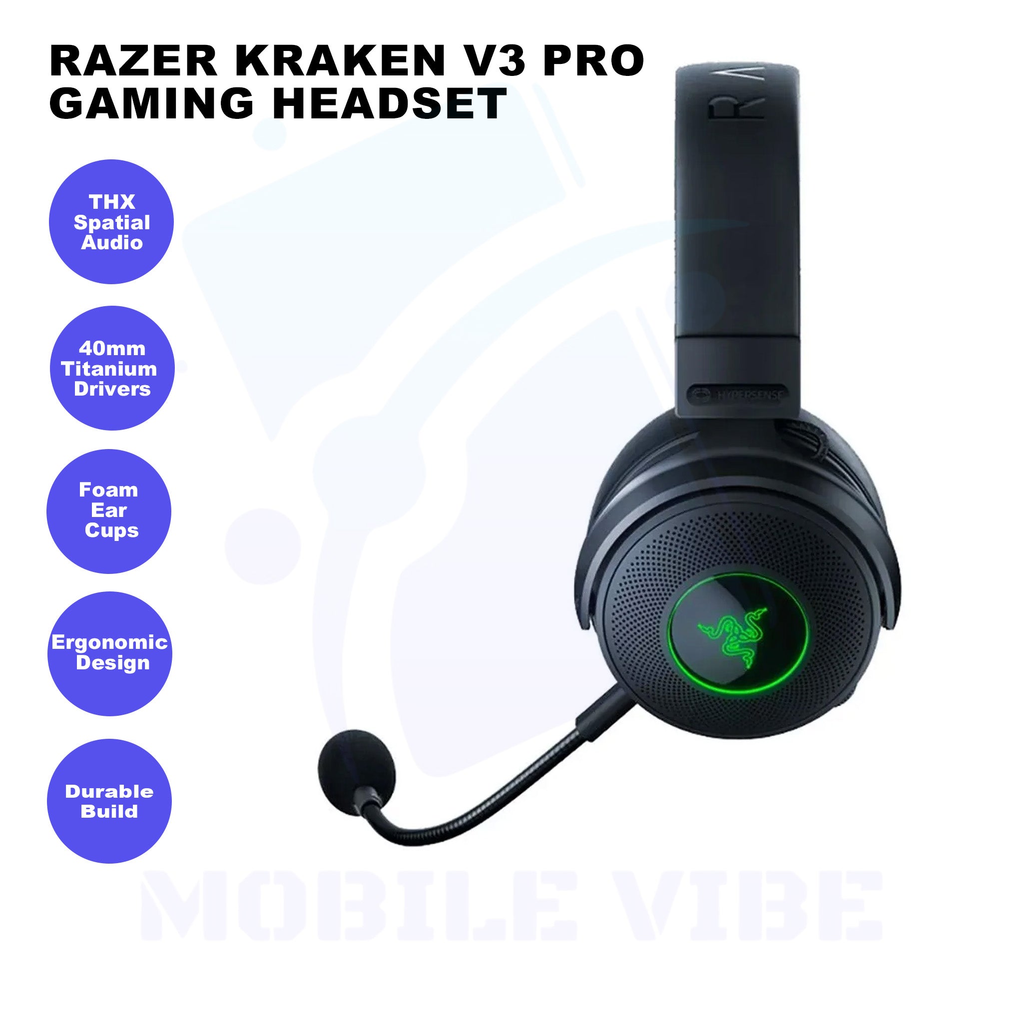 Razer Kraken V3 Pro Gaming Headset Features