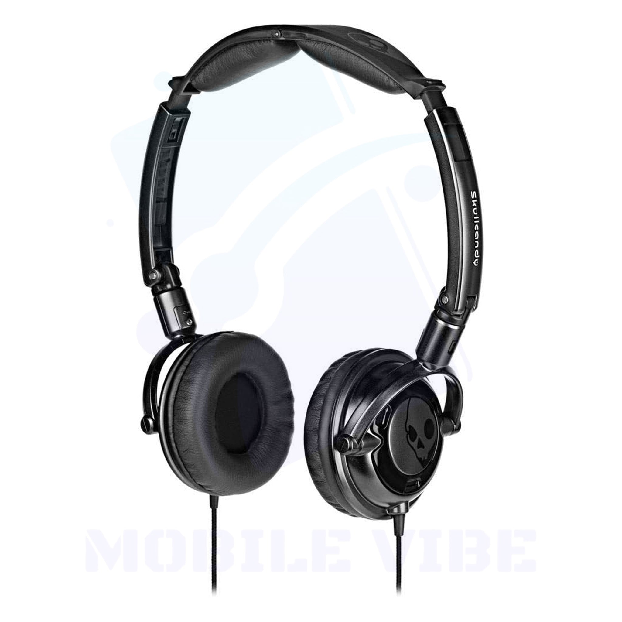 Skullcandy Lowrider Headphones | Lightweight Design | Foldable | Soft-Leather Ear-Cushions