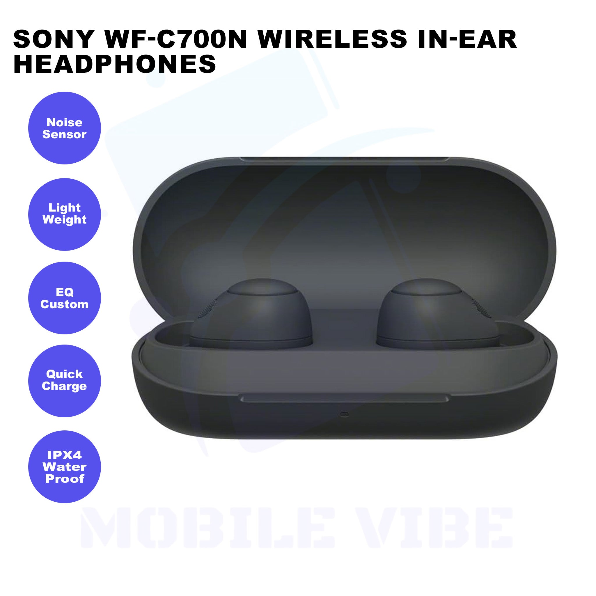 Sony WF-C700N True Wireless Bluetooth Noise cancelling in-ear Headphones Features
