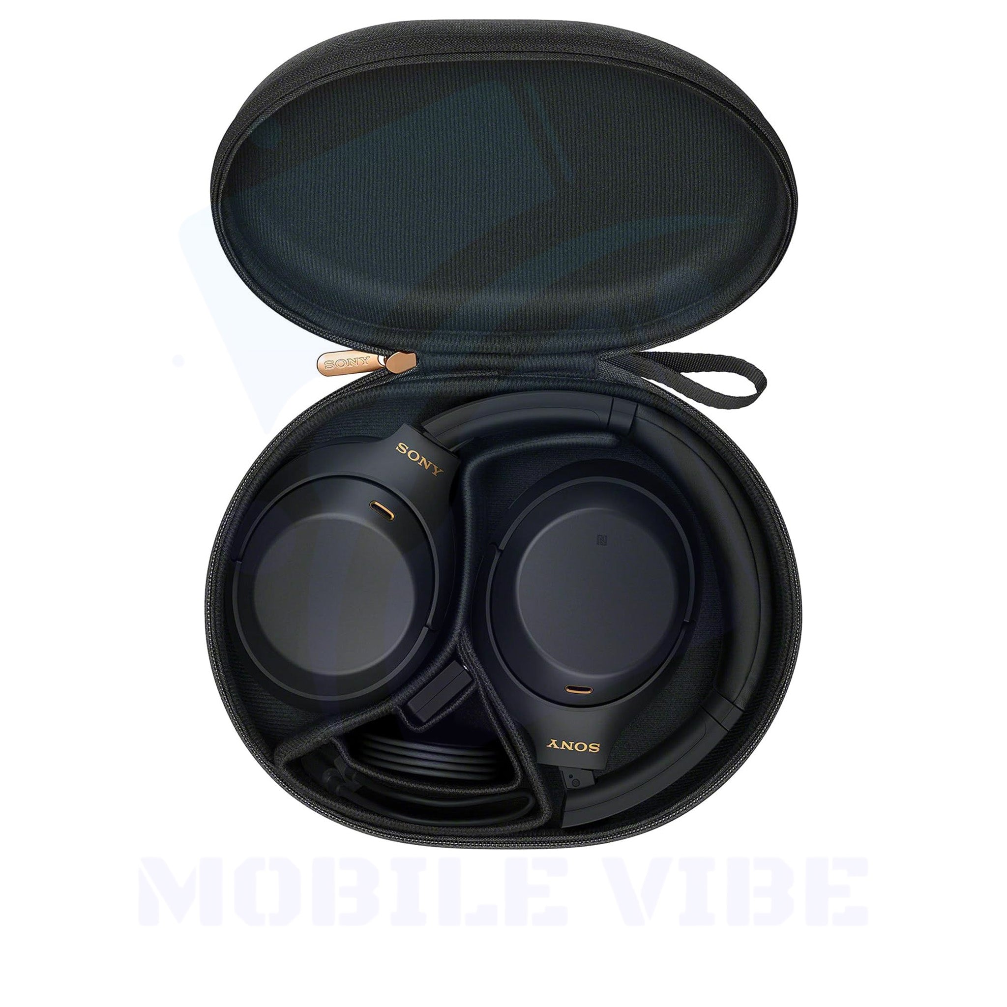 Sony WH-1000XM4 Noise-cancelling Overhead Bluetooth Wireless Headphones in pouch