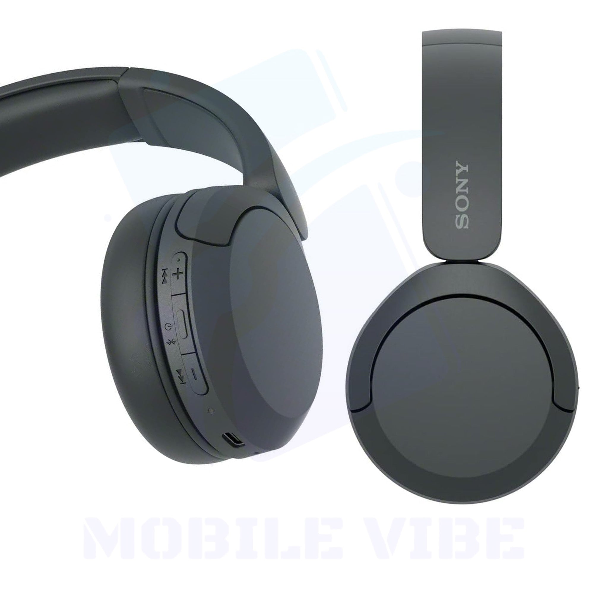 Sony WH-CH520 Wireless Bluetooth Headphones with Microphone side view
