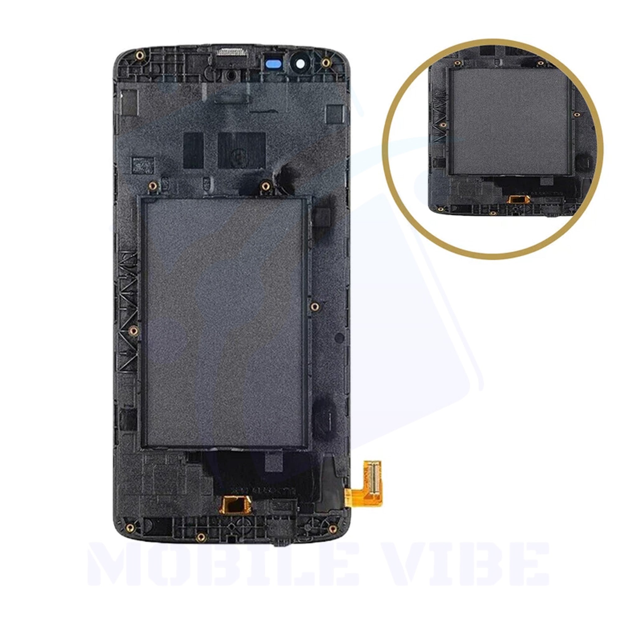 Touch LCD Digitizer Screen for LG K8 2016 K350 Complete Panel + Frame Back