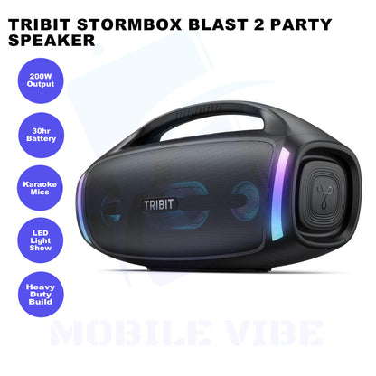 Tribit StormBox Blast 2 – 200 W IP67 Party Speaker Features