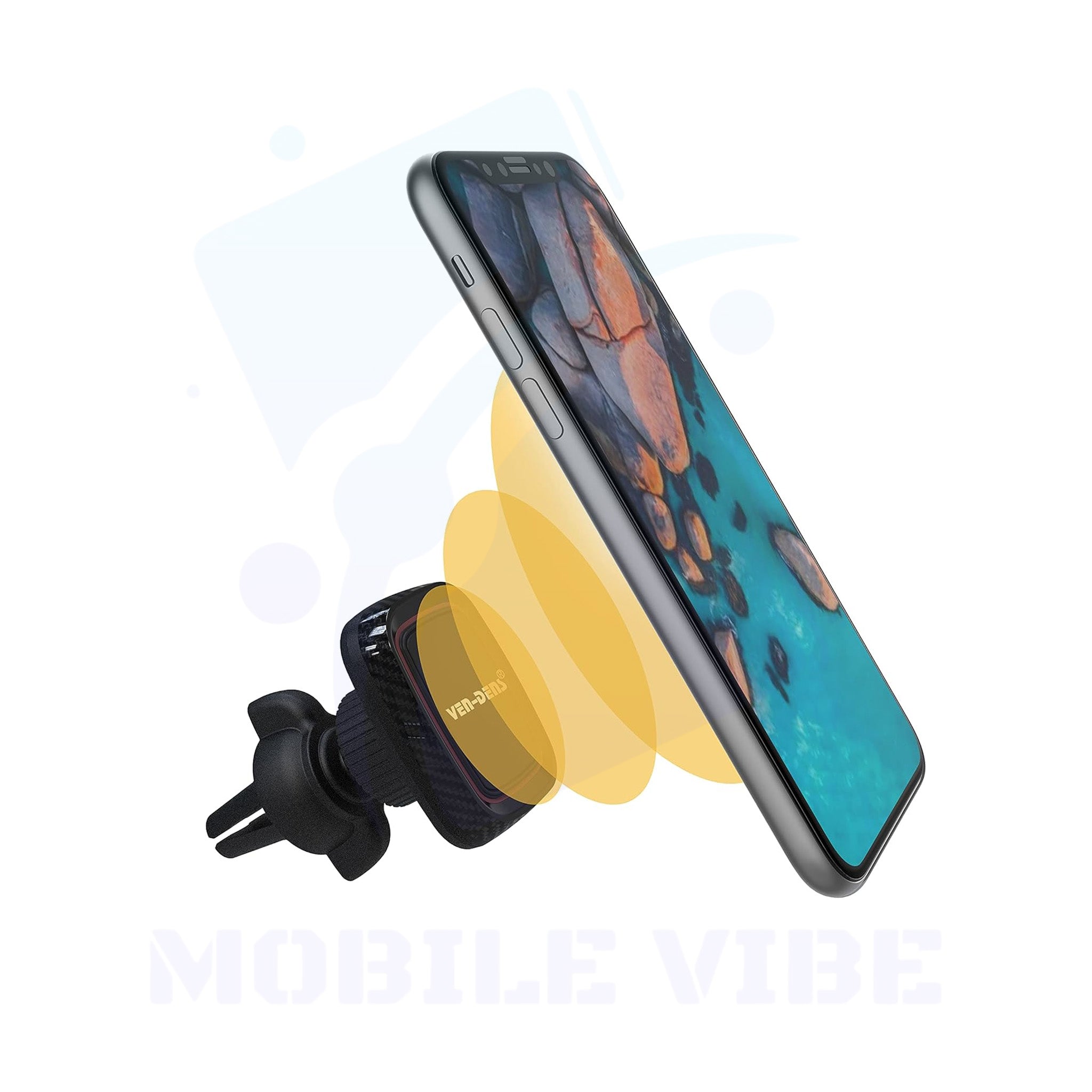 VEN-DENS Car Phone Holder For Samsung Galaxy A Series Devices with holding a mobile