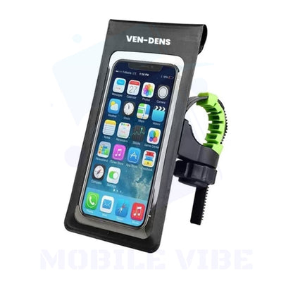 VEN-DENS Waterproof Bike Phone Holder | Fits (4.6 - 6.8) Inches Devices | 360° Rotation