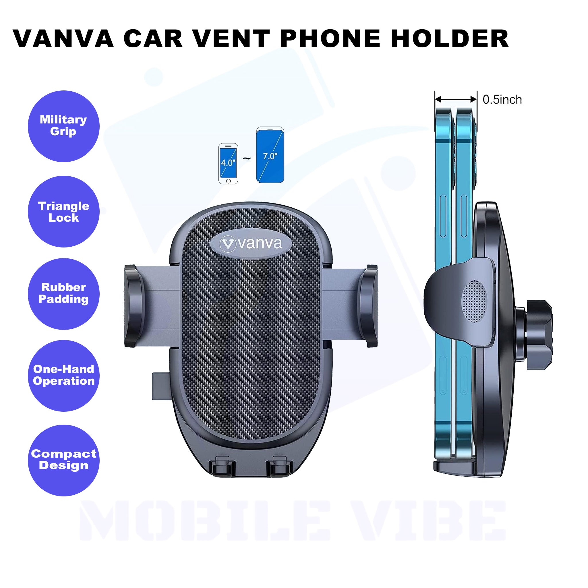 Vanva Ultimate Car Phone Mount Features