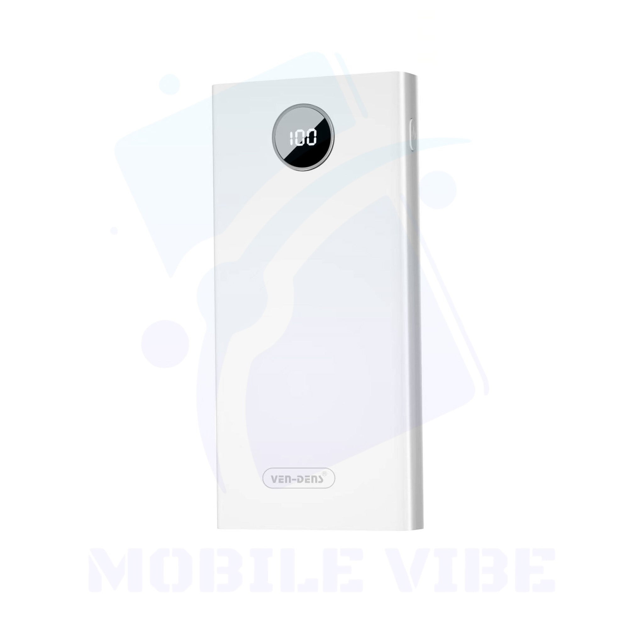 Ven-Dens 10000mAh Power Bank | 3A Output with 3 Charging Cables for Versatile Device Charging
