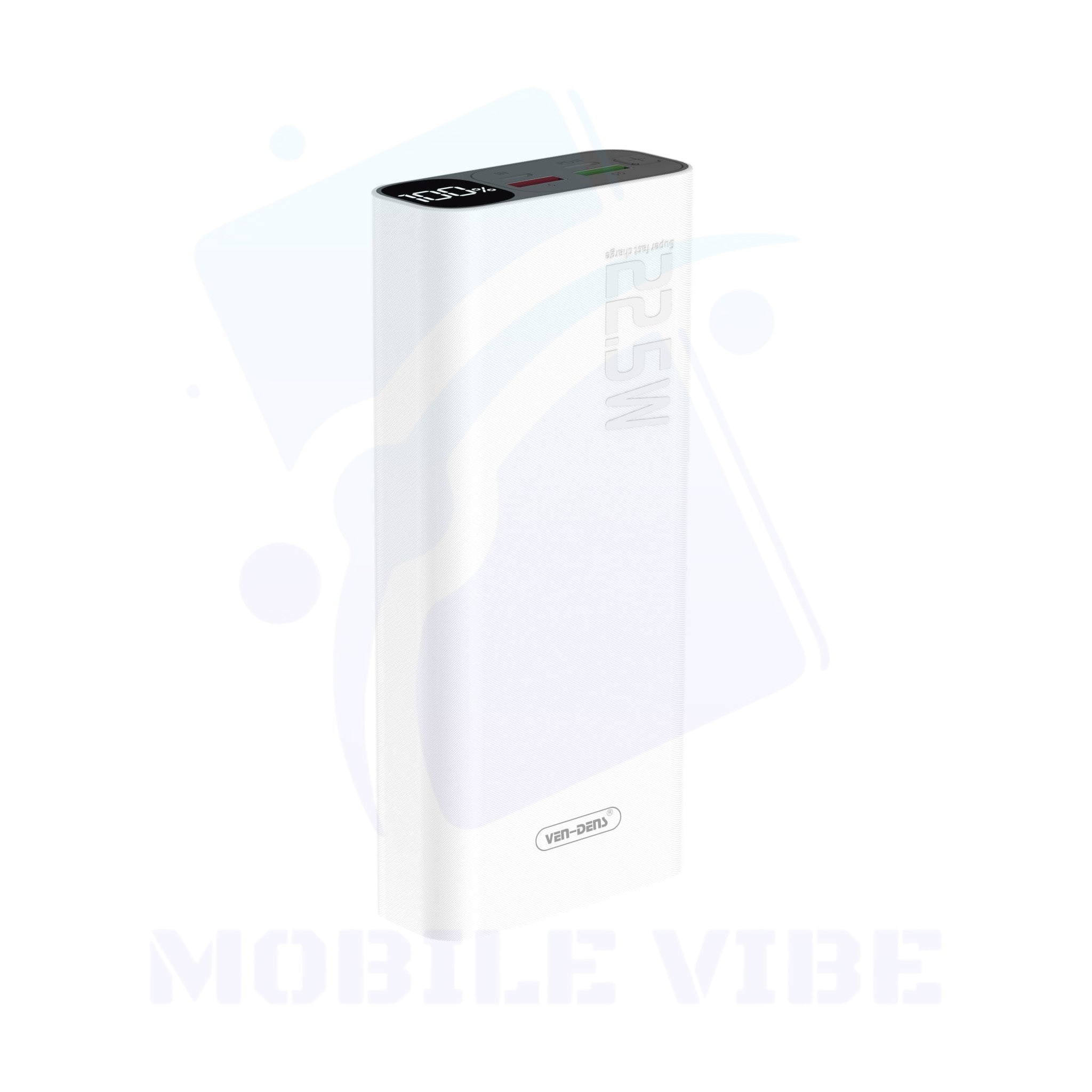 Ven-Dens 20000mAh Portable Charger | Dual Port USB & USB-C with 22.5W Fast Charging