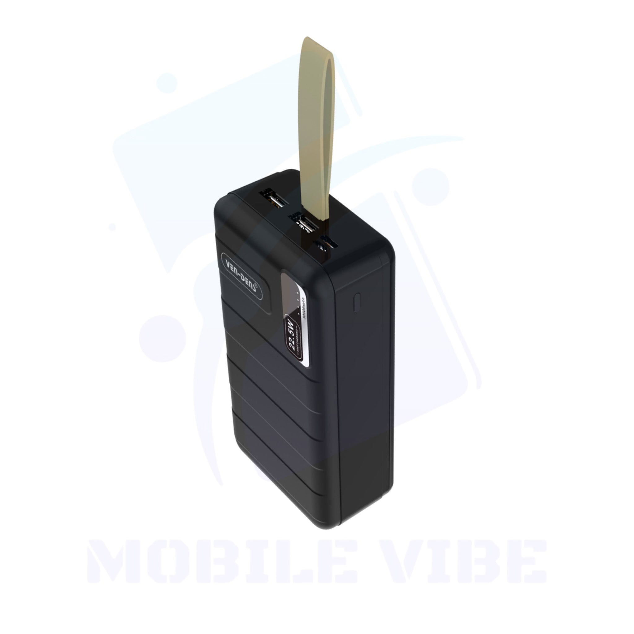 Ven-Dens 30000mAh Power Bank | 4 Output Fast Charging for Multiple Devices