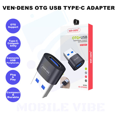 Ven-Dens OTG USB Type-C Adapter Features