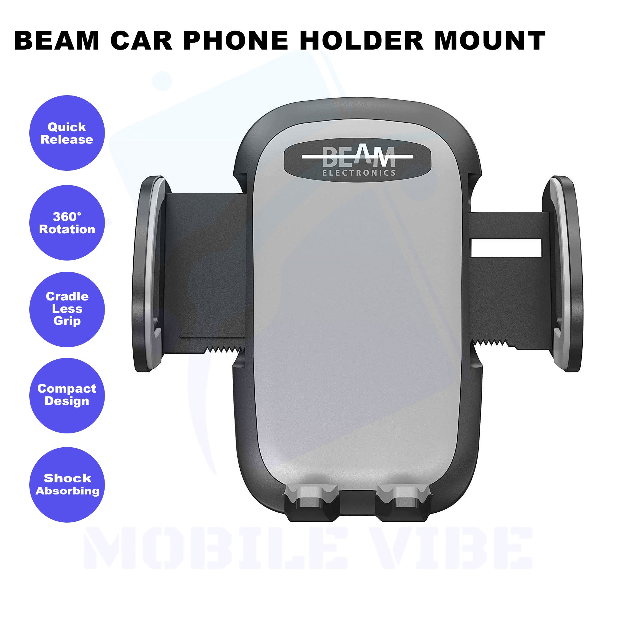 Beam Universal Car Vent Phone Mount for Smartphones Features
