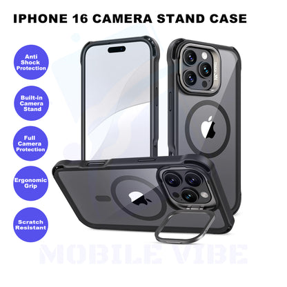 iPhone 16 Camera Stand Case Features