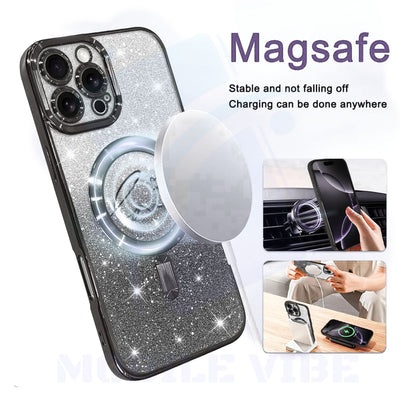 iPhone 16 Cute Bling Luxury Soft TPU Protective Case for Women & Girls | MagSafe Compatible