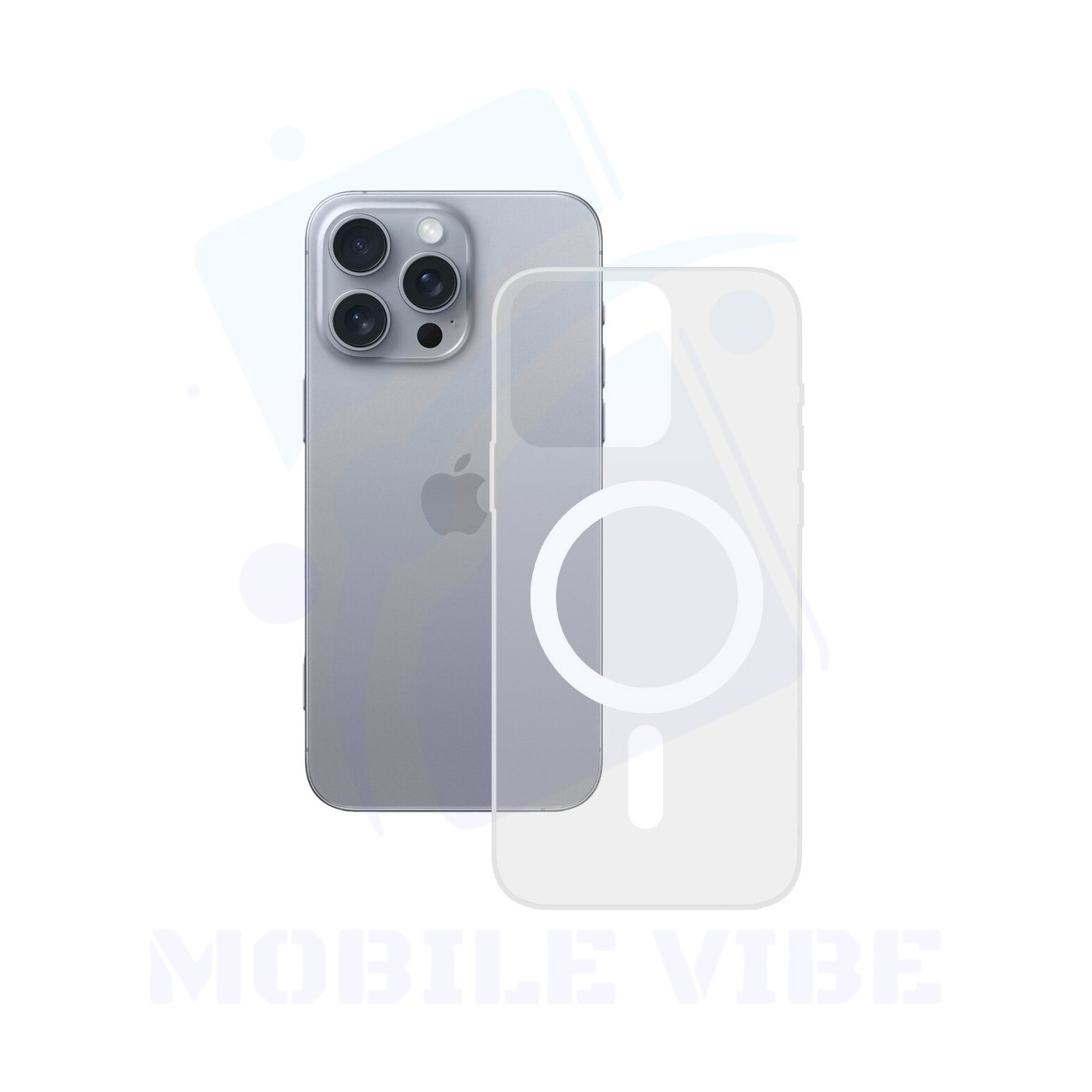 iPhone 16 Luxury Clear Matte Magnetic Wireless Charging Case