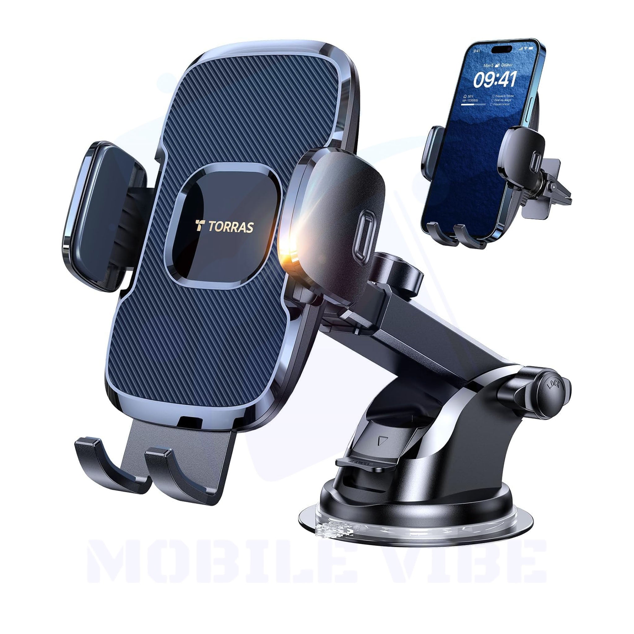 TORRAS Ultra‑Durable Car Phone Mount in blue colour